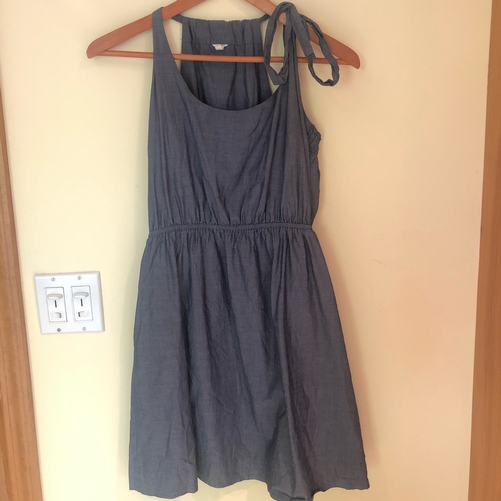 J Crew Chambray Sleeveless Dress